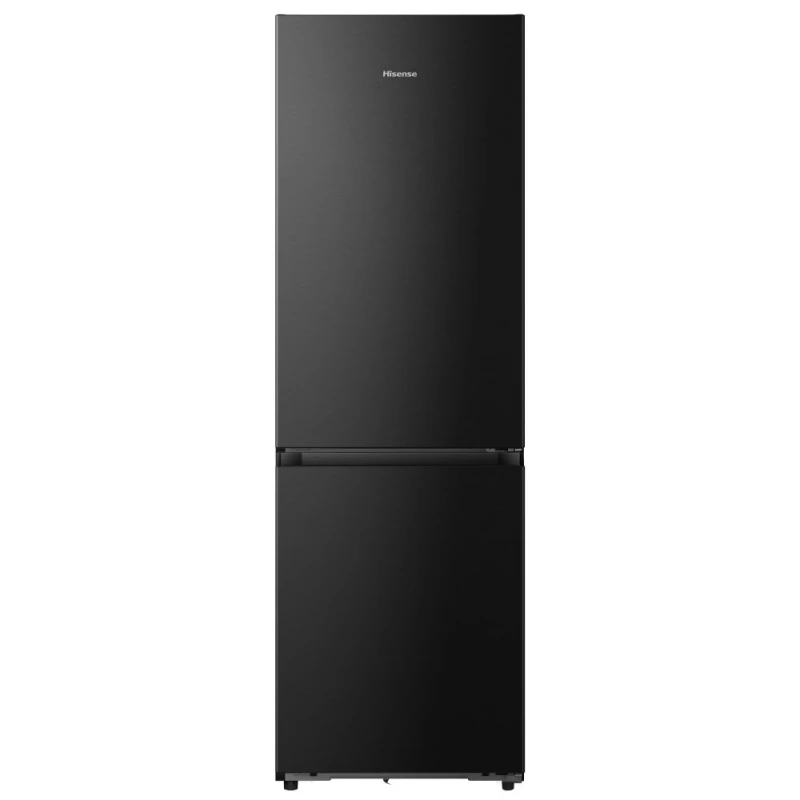 Image of Hisense KitchenFit Eclipse Series RB5K330GSFC 186cm High 60/40 No Frost Fridge Freezer - Black / Stainless Steel - C Rated