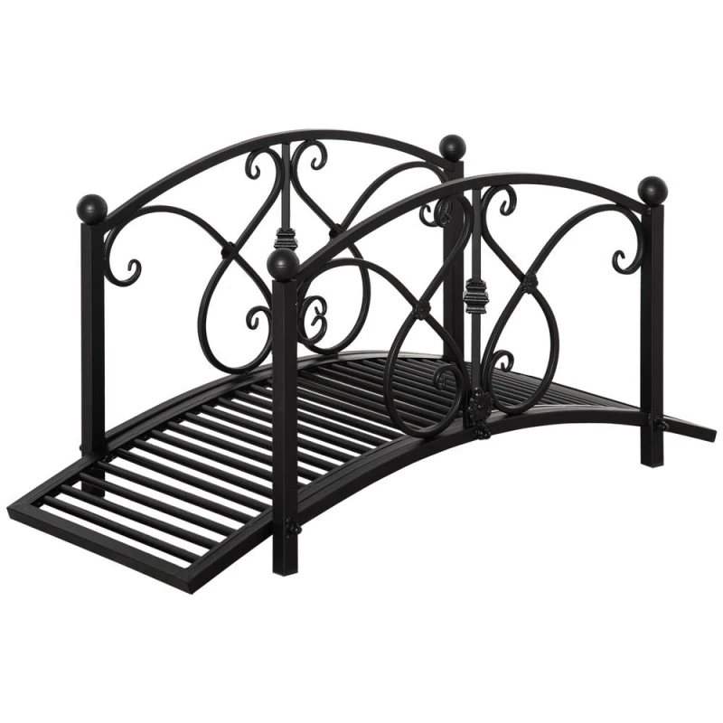 Image of Outsunny Outsunny - Decorative Garden Bridge Landscaping with Railings for Creek Pond 5056534562472