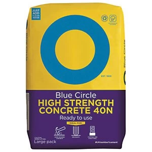 image of Blue Circle High Strength Ready To Use Concrete (40N) - 20KG