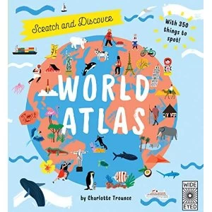 Image of Scratch and Learn World Atlas Hardback 2018