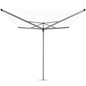 image of Brabantia 50 Metre 4 Arm Compact Rotary Washing Line Grey