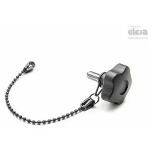 Image of ELESA Lobe knob-VCT.40 p-M8x30-LP-C9 Black