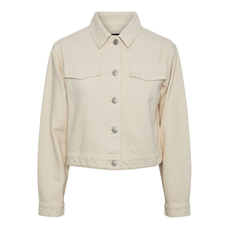Image of Pieces Womens jacket Pieces Tessie Blanc Female XS