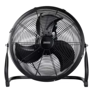 image of Zanussi ZNGF1621B 16" High Velocity Floor Fan - Black