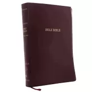 Image of kjv holy bible super giant print reference bible burgundy leather look 43 0