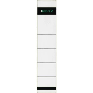 Image of Leitz 1643 Narrow Self-Adhesive Spine Labels 39mm x 191mm - Grey (10 Pack)