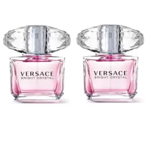 Image of Versace Bright Crystal Eau de Toilette 2x30ml