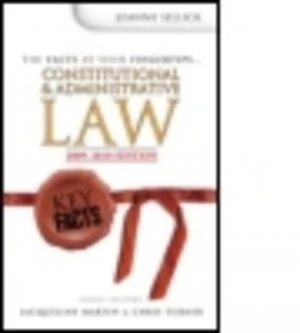 Image of Constitutional and Administrative Law by Jo Sellick Paperback