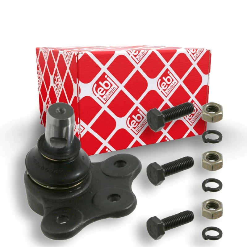 Image of FEBI BILSTEIN 22951 Ball joint Front Axle Right, with nuts, with bolts/screws Support-/Steering Link (2462)