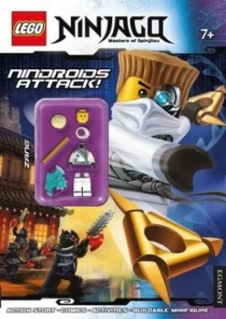 Image of Lego Ninjago Nindroids Attack activity Book with Minifigure Paperback