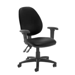 Image of Dams MTO Jota High Back PCB Operator Chair with Fixed Arms - Tortuga Orange