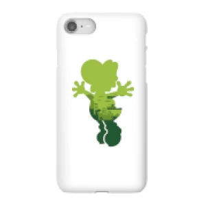 image of Nintendo Super Mario Yoshi Silhouette Phone Case - iPhone 8 - Snap Case - Gloss