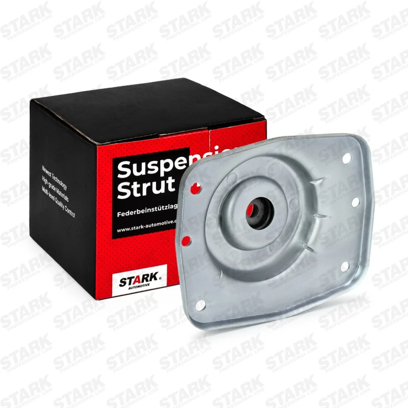Image of STARK SKSS-0670228 Top strut mount Front Axle Left, without ball bearing Elastomer Suspension Strut Support Bearing (1180)