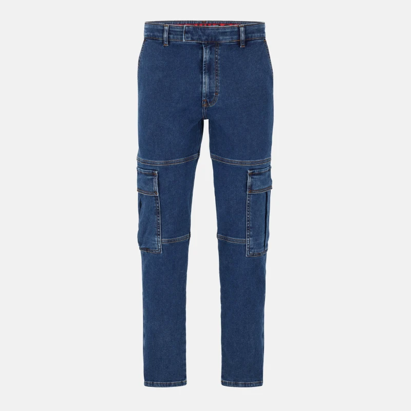 Image of Hugo Mens Slim Fit Jeans Medium Blue male 34W R
