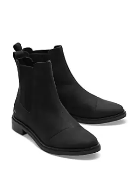 Image of Toms Womens Charli Leather Chelsea Boots