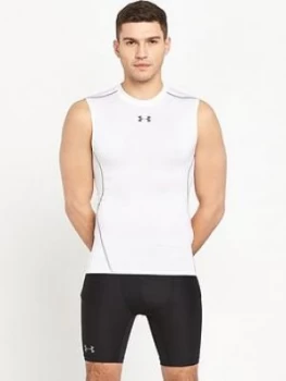 Image of Urban Armor Gear Mens Heatgear Sleeveless Tee, White, Size 2XL, Men