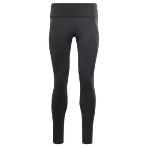 Image of Reebok Les Mills Lux Vector Graphic Leggings Womens - Black
