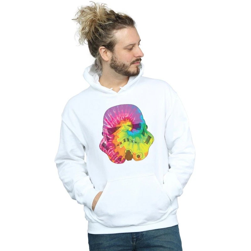 Image of Star Wars Star Wars Men Stormtrooper Uranus Helmet Hoodie in White Size: Small White S Male 5057864251937