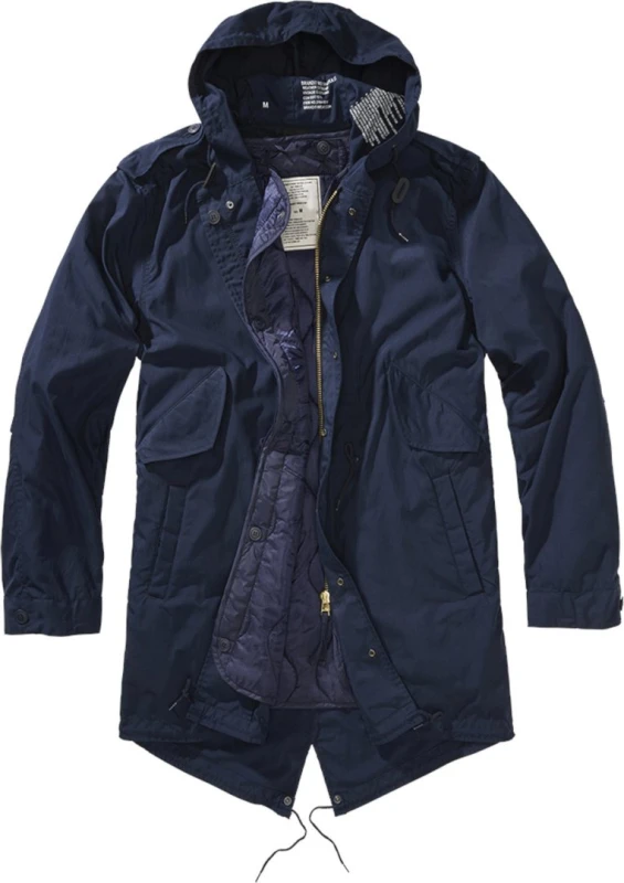 Image of Brandit M51 US Parka Jacket, blue, Size S