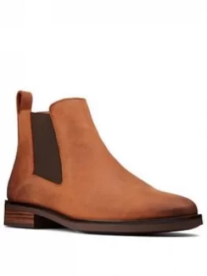 Image of Clarks Memi Top Chelsea Ankle Boot, Tan, Size 3, Women