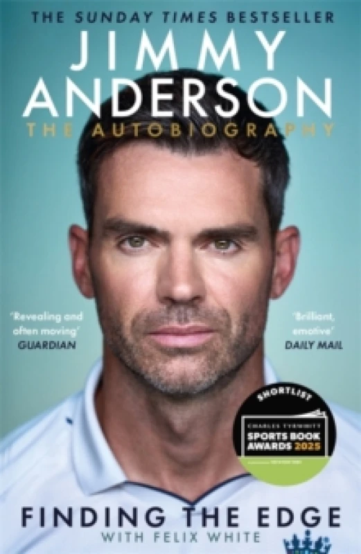 Image of Jimmy Anderson: Finding the Edge: SHORTLISTED FOR THE WILLIAM HILL SPORTS BOOK OF THE YEAR AWARD 2025 : The Autobiography Paperback / softback