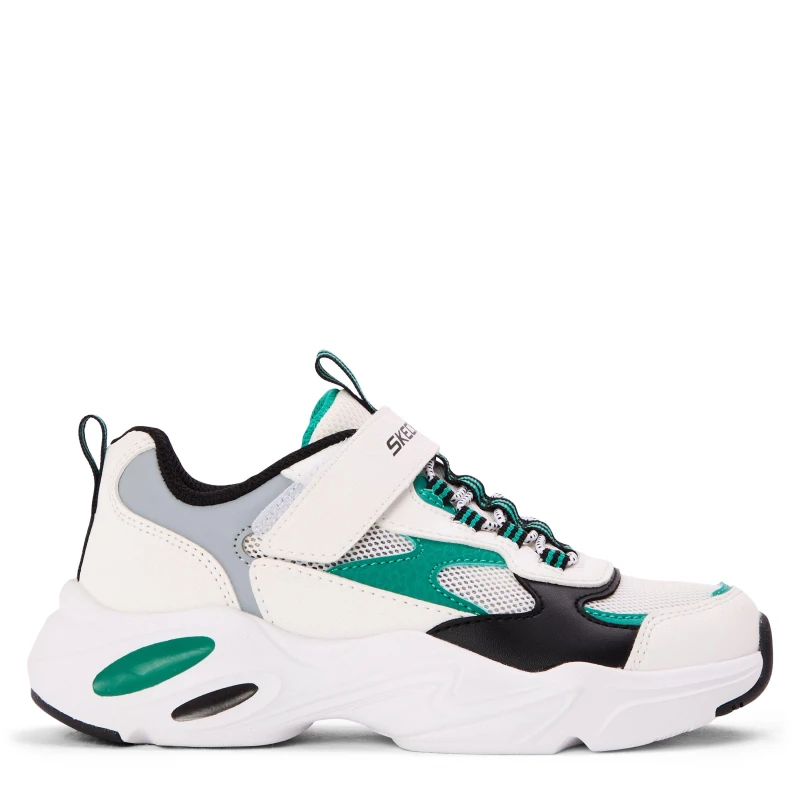 Image of Skechers Staminaairy White/Green unisex C12 (30)