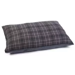 Image of Zoon Plaid Pillow Dog Mattress - Large
