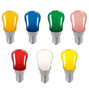 Image of Crompton 15W Small Edison Screw Pygmy Sign Bulb - Amber