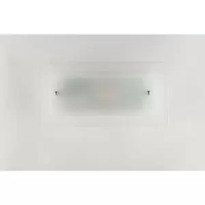 image of Netlighting Flush Wall Light White 30x15cm