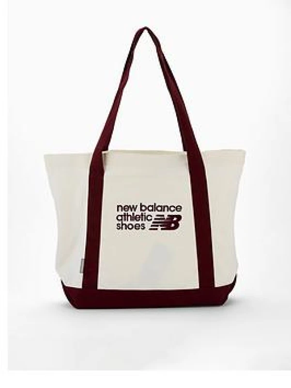 Image of New Balance Classic Canvas Tote Bag - Red Unisex One Size