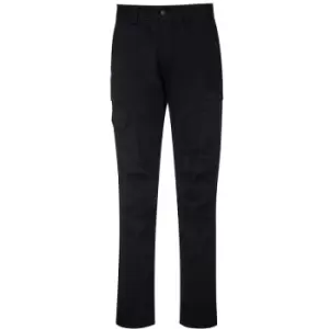 Image of Portwest Adults Unisex KX3 Cargo Trousers (34R) (Black) - Black