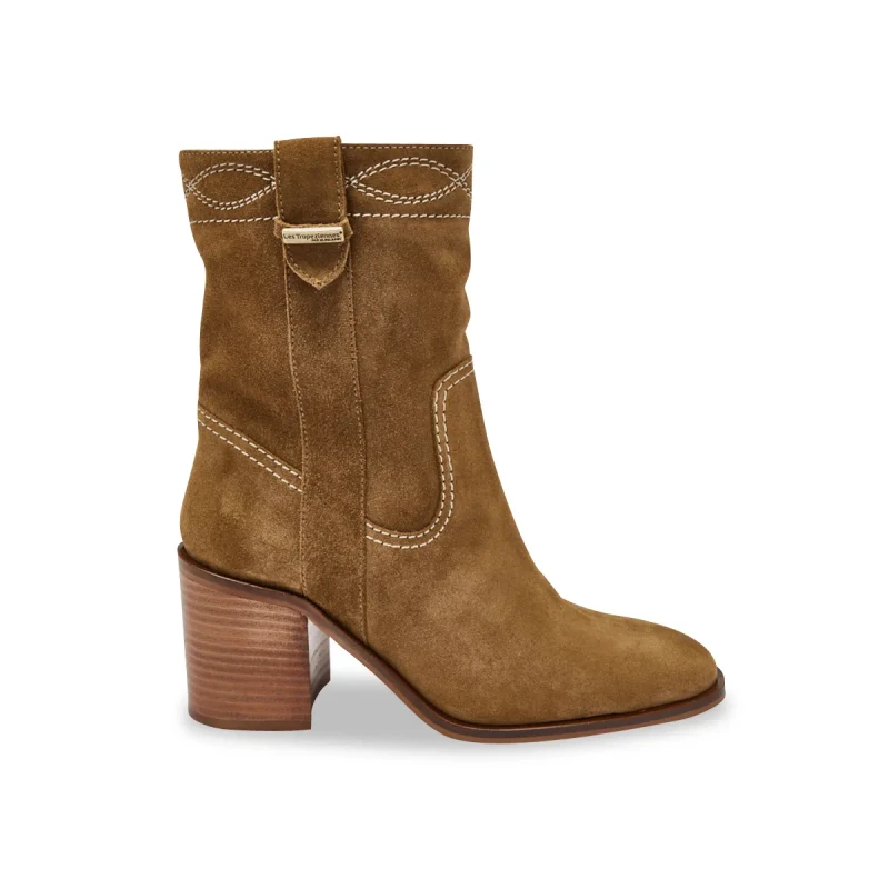 Image of Les Tropeziennes par M.Belarbi Womens boots Les Tropeziennes par M.Belarbi Ladak Marron Female 39