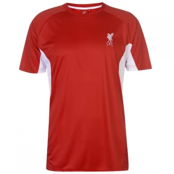 Image of Source Lab Liverpool Poly T Shirt Mens - Red