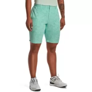 Image of Under Armour Womens Links Printed Short Sea Mist Shorts US12