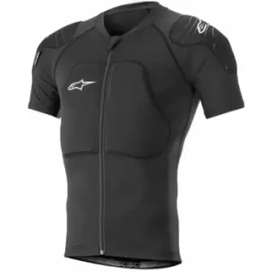 Image of PARAGON LITE SHORT SLEEVE PROTECTION JACKET 2020: BLACK XL AP165662010XL - Alpinestars