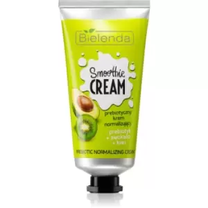 image of Bielenda Smoothie Prebiotic + Avocado + Kiwi Normalising Cream for Oily Skin 50ml