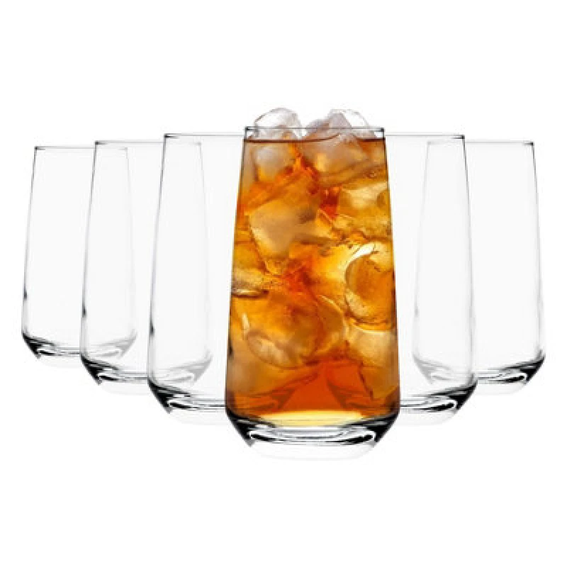 Image of Argon Tableware Tallo Highball Glasses - 480ml - Clear - Pack of 6 Clear