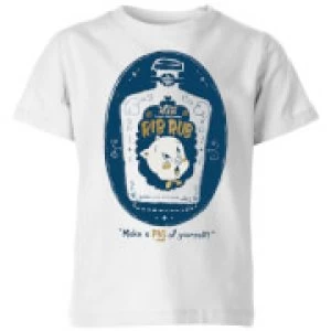 Image of Looney Tunes ACME Rib Rub Kids T-Shirt - White - 11-12 Years