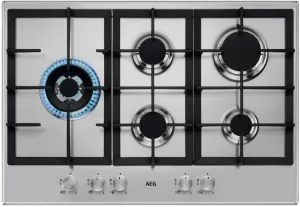 image of AEG HGB75500SM 5 Burner Gas Hob