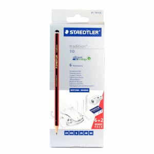 image of Staedtler Tradition Sketching Pencils PK6