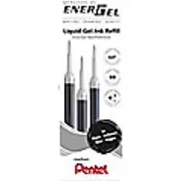 Image of Pentel Set Roller Refill LR7-3A Black 0.35mm Pack of 3