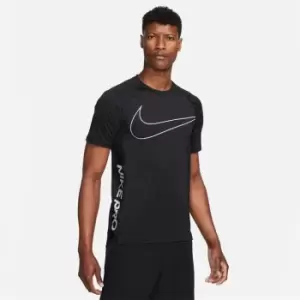 Image of Nike Pro Slim Top Mens - Black
