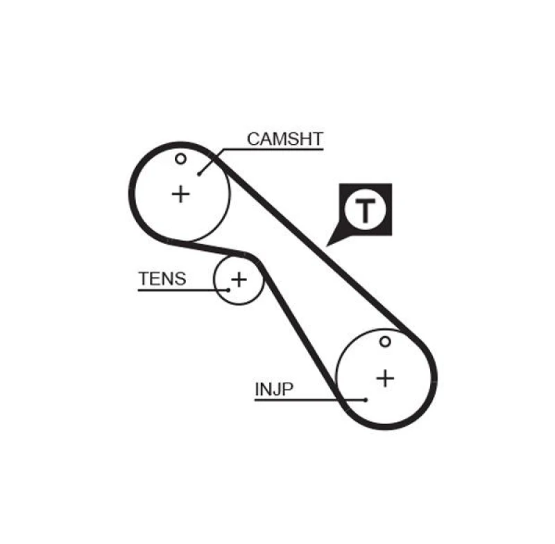 Image of GATES Timing Belt GATES 5406