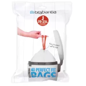 image of Brabantia PerfectFit Bin Liner Dispenser Packs 23L (Size J)