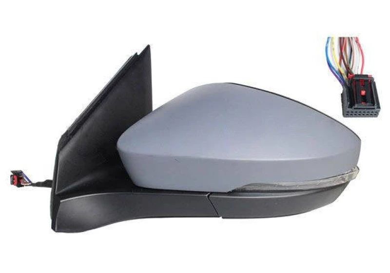 Image of ALKAR 9041071 Wing mirror Left, Electric, Aspherical, primed Outside Mirror (50)