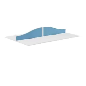 Image of Tc Panel Type 5 Wave Screen White Frame - 1600W x 380 - 180H - Band 4