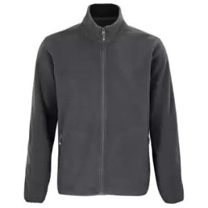Image of SOLS Mens Factor Recycled Fleece Jacket (5XL) (Charcoal)