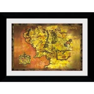 image of Lord Of The Rings Classic Map Collector Print