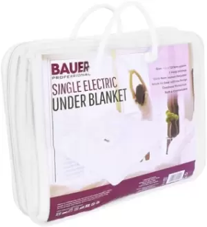 image of Bauer Electric Heated Under Blanket, Single 60x120cm