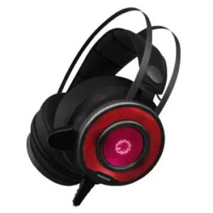 Image of GameMax G200 7-Colour LED Gaming Headset USB & 3.5mm Jack Noise Cancellation 50mm Drivers Audio Adapter for Phones